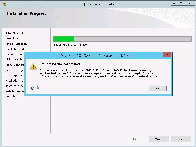 How to install .Net Framework 3.0/3.5(NetFx3) on Windows Server 2012