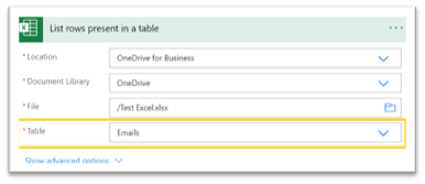 Power Automate Conditional Substring Pattern Filtration of Excel Tabular Data