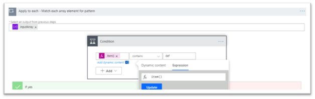 Power Automate Conditional Substring Pattern Filtration of Excel Tabular Data