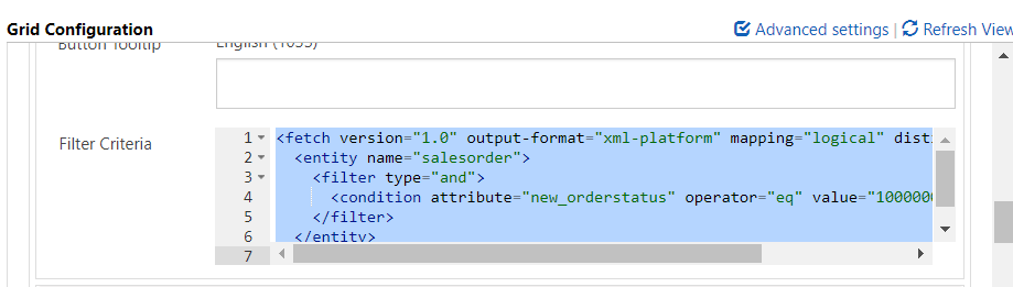 Using Fetch XML Based Filter Criteria to Show/Hide Action Buttons in a Dynamics 365 Online Portal