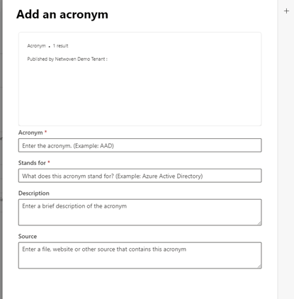 Deep Dive into Microsoft - add acronym