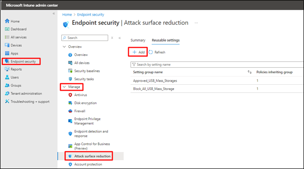 Attack Surface Reduction