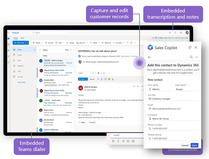 Sales Copilot and Dynamics 365 Sync 